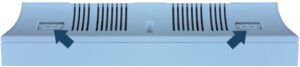 L7000 Honeywell Home Security Panel Top with Arrows